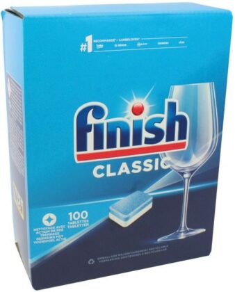 Finish Classic trauku mazgājamās tabletes – 100 tabletes efektīvai tīrīšanai