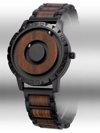 Magnētisko lodīšu sandalkoka pulkstenis