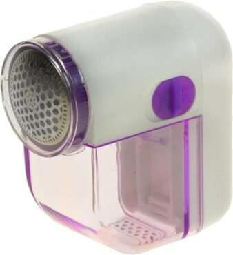 Kompaktā savēlušos audumu un pūkojuma noņemšanas ierīce — skuveklis drēbēm