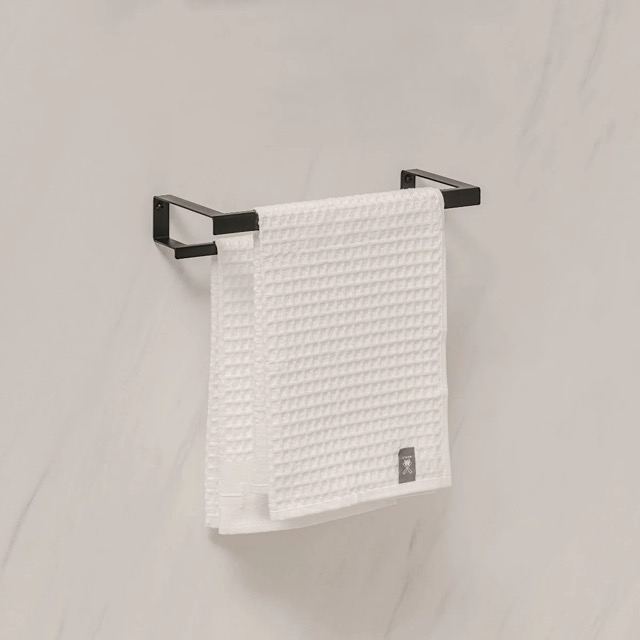 TALLINN metāla dvieļu turētājs – minimālistisks sienas turētājs vannasistabai - Image 2