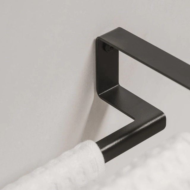 TALLINN metāla dvieļu turētājs – minimālistisks sienas turētājs vannasistabai - Image 3