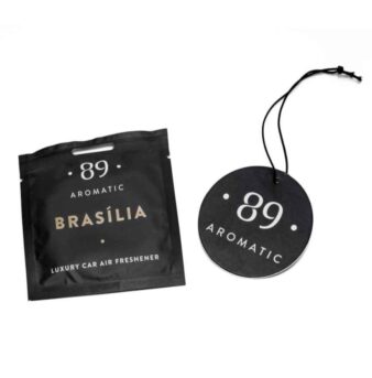 Piekaramais papīra gaisa atsvaidzinātājs 89 AROMATIC GOLD – BRASÍLIA smarža auto un telpām