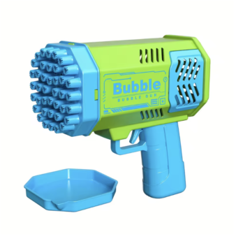 Burbuļpistole zaļa zila