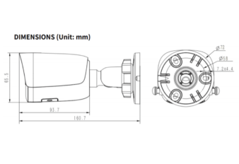 Tiandy TC C34WS 4MP Color Maker IP Kamera HomeSpace