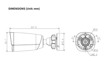 Tiandy TC C34GS 4MP kamera HomeSpace