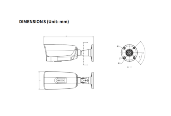 Tiandy TC C35LQ 5MP termālā kamera HomeSpace